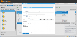 Send Document as Download Ticket